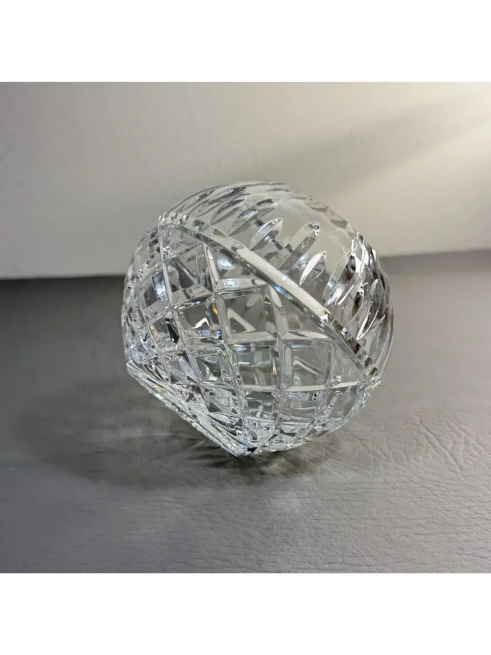 Polish Lead Crystal Rose Bowl 4
